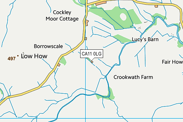 CA11 0LG map - OS VectorMap District (Ordnance Survey) CA11 0LG map - OS VectorMap District (Ordnance Survey)