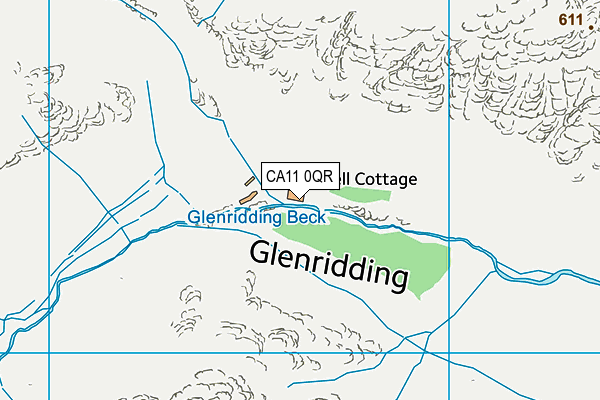 CA11 0QR map - OS VectorMap District (Ordnance Survey) CA11 0QR map - OS VectorMap District (Ordnance Survey)