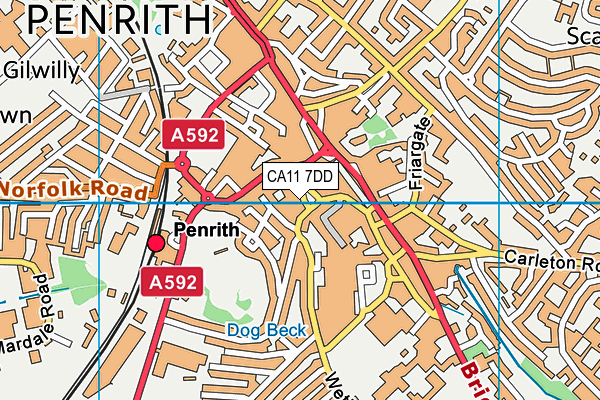 CA11 7DD map - OS VectorMap District (Ordnance Survey) CA11 7DD map - OS VectorMap District (Ordnance Survey)