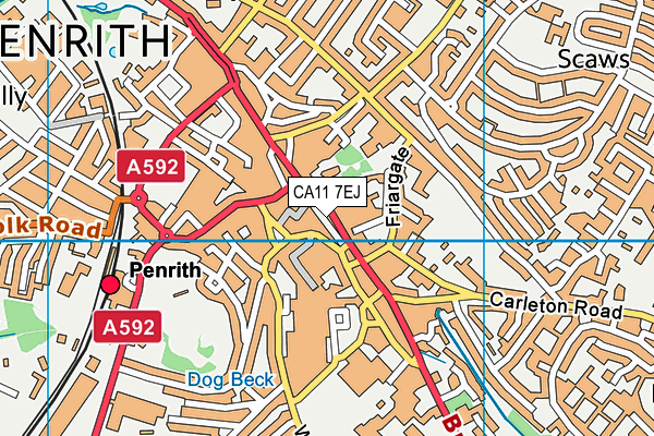 CA11 7EJ map - OS VectorMap District (Ordnance Survey) CA11 7EJ map - OS VectorMap District (Ordnance Survey)
