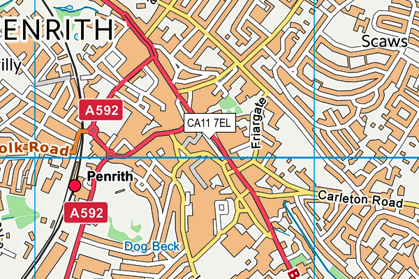 CA11 7EL map - OS VectorMap District (Ordnance Survey) CA11 7EL map - OS VectorMap District (Ordnance Survey)