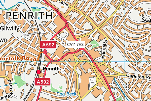CA11 7HS map - OS VectorMap District (Ordnance Survey) CA11 7HS map - OS VectorMap District (Ordnance Survey)