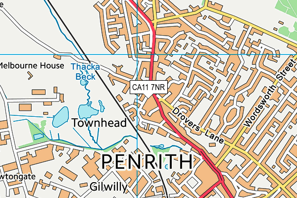 CA11 7NR map - OS VectorMap District (Ordnance Survey) CA11 7NR map - OS VectorMap District (Ordnance Survey)