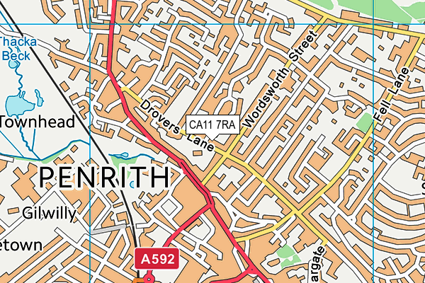 CA11 7RA map - OS VectorMap District (Ordnance Survey) CA11 7RA map - OS VectorMap District (Ordnance Survey)