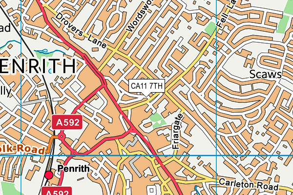 CA11 7TH map - OS VectorMap District (Ordnance Survey) CA11 7TH map - OS VectorMap District (Ordnance Survey)