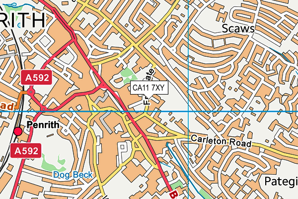 CA11 7XY map - OS VectorMap District (Ordnance Survey) CA11 7XY map - OS VectorMap District (Ordnance Survey)