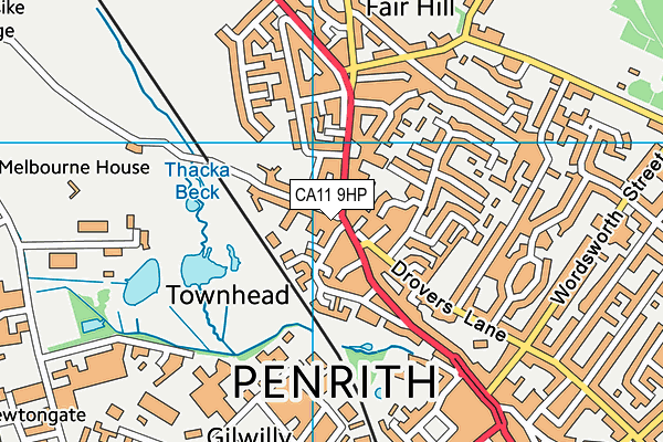 CA11 9HP map - OS VectorMap District (Ordnance Survey) CA11 9HP map - OS VectorMap District (Ordnance Survey)
