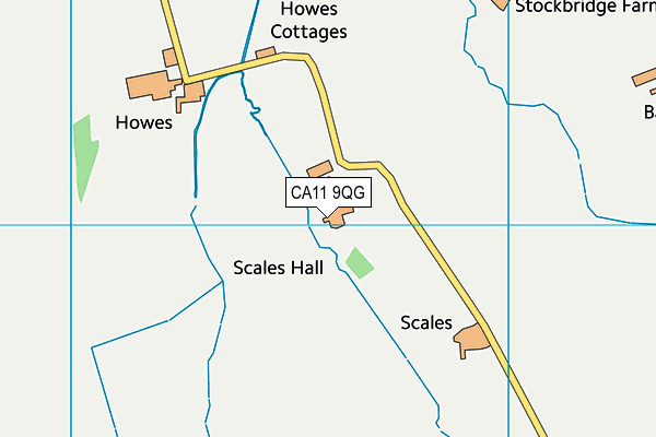 CA11 9QG map - OS VectorMap District (Ordnance Survey) CA11 9QG map - OS VectorMap District (Ordnance Survey)