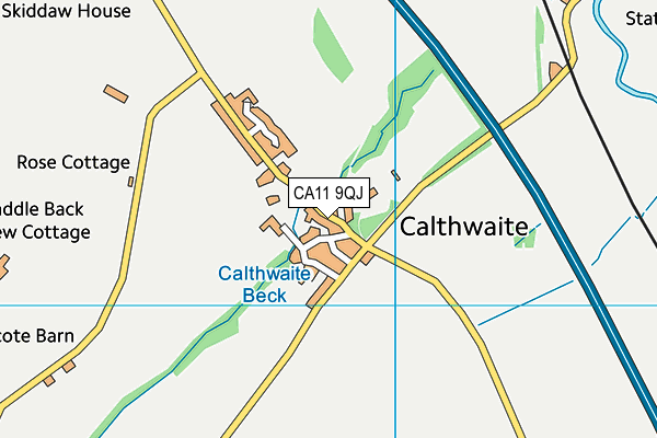 CA11 9QJ map - OS VectorMap District (Ordnance Survey) CA11 9QJ map - OS VectorMap District (Ordnance Survey)