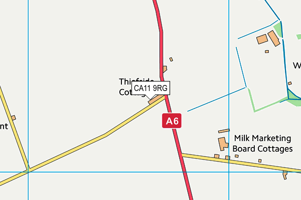 CA11 9RG map - OS VectorMap District (Ordnance Survey) CA11 9RG map - OS VectorMap District (Ordnance Survey)