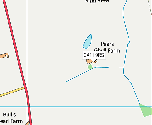 CA11 9RS map - OS VectorMap District (Ordnance Survey) CA11 9RS map - OS VectorMap District (Ordnance Survey)