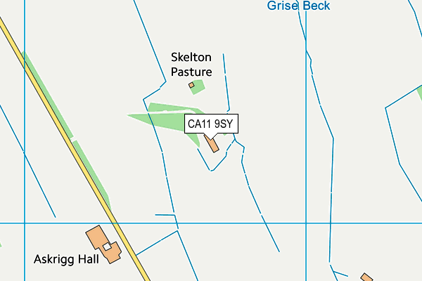 CA11 9SY map - OS VectorMap District (Ordnance Survey) CA11 9SY map - OS VectorMap District (Ordnance Survey)