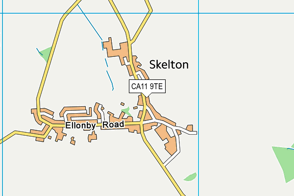CA11 9TE map - OS VectorMap District (Ordnance Survey) CA11 9TE map - OS VectorMap District (Ordnance Survey)