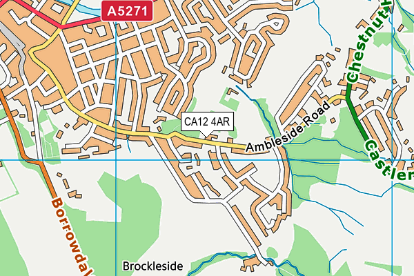 CA12 4AR map - OS VectorMap District (Ordnance Survey) CA12 4AR map - OS VectorMap District (Ordnance Survey)