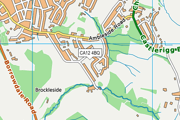 CA12 4BQ map - OS VectorMap District (Ordnance Survey) CA12 4BQ map - OS VectorMap District (Ordnance Survey)