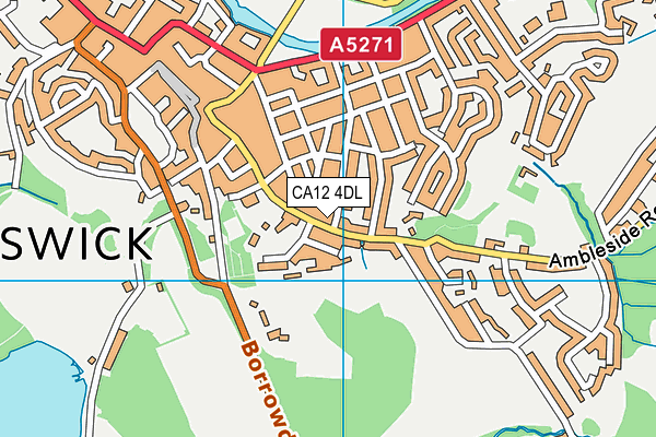 CA12 4DL map - OS VectorMap District (Ordnance Survey) CA12 4DL map - OS VectorMap District (Ordnance Survey)