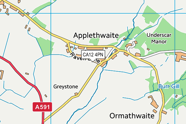 CA12 4PN map - OS VectorMap District (Ordnance Survey) CA12 4PN map - OS VectorMap District (Ordnance Survey)