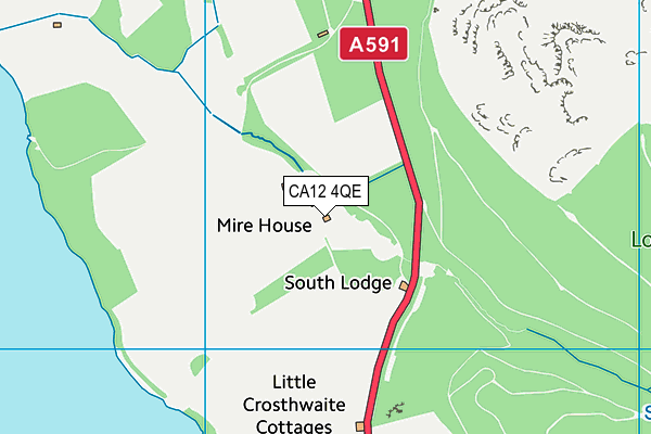 CA12 4QE map - OS VectorMap District (Ordnance Survey) CA12 4QE map - OS VectorMap District (Ordnance Survey)