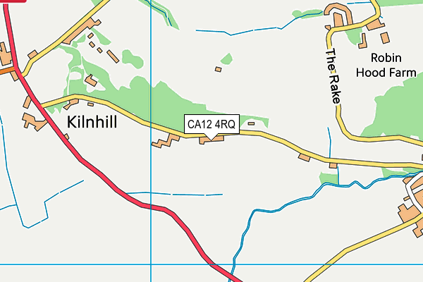 CA12 4RQ map - OS VectorMap District (Ordnance Survey) CA12 4RQ map - OS VectorMap District (Ordnance Survey)