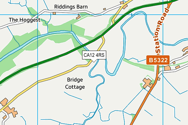 CA12 4RS map - OS VectorMap District (Ordnance Survey) CA12 4RS map - OS VectorMap District (Ordnance Survey)