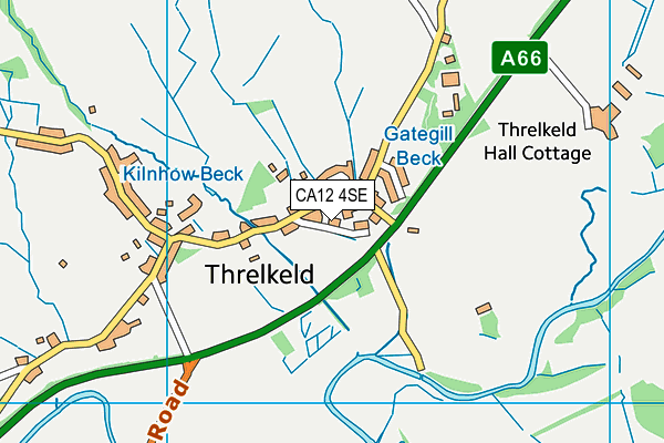 CA12 4SE map - OS VectorMap District (Ordnance Survey) CA12 4SE map - OS VectorMap District (Ordnance Survey)