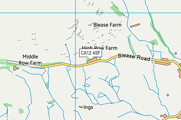 CA12 4SF map - OS VectorMap District (Ordnance Survey) CA12 4SF map - OS VectorMap District (Ordnance Survey)
