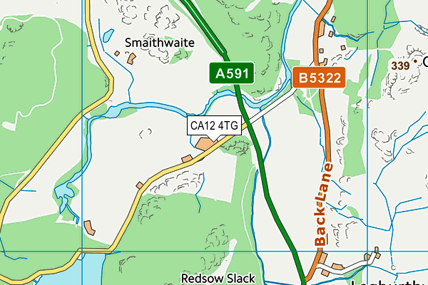 CA12 4TG map - OS VectorMap District (Ordnance Survey) CA12 4TG map - OS VectorMap District (Ordnance Survey)