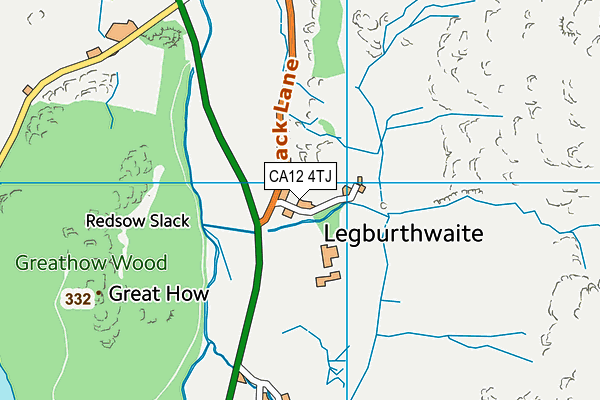 CA12 4TJ map - OS VectorMap District (Ordnance Survey) CA12 4TJ map - OS VectorMap District (Ordnance Survey)
