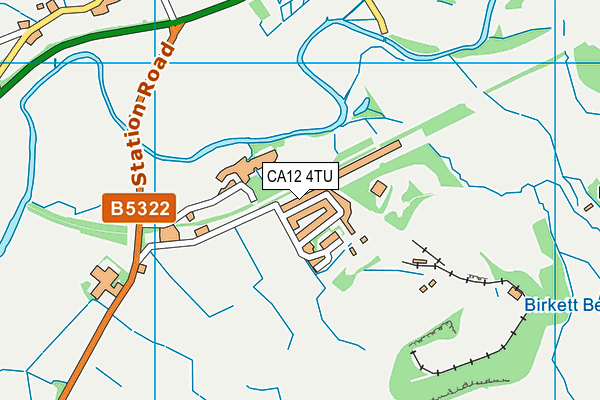 CA12 4TU map - OS VectorMap District (Ordnance Survey) CA12 4TU map - OS VectorMap District (Ordnance Survey)