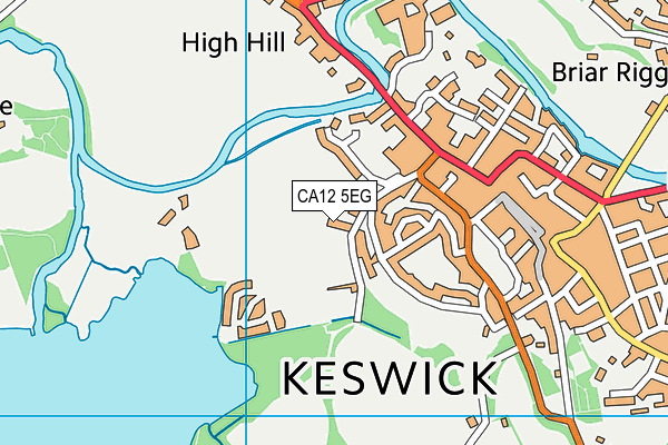 CA12 5EG map - OS VectorMap District (Ordnance Survey) CA12 5EG map - OS VectorMap District (Ordnance Survey)