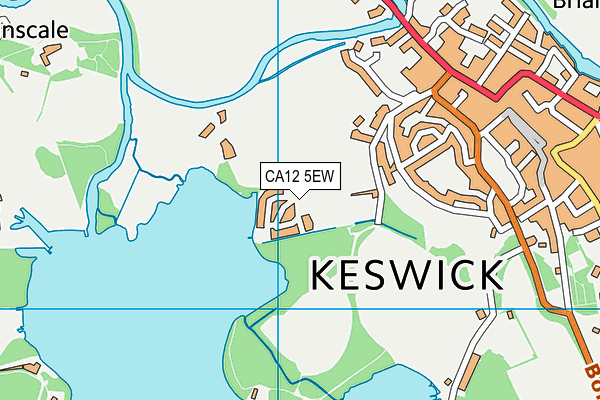 CA12 5EW map - OS VectorMap District (Ordnance Survey) CA12 5EW map - OS VectorMap District (Ordnance Survey)