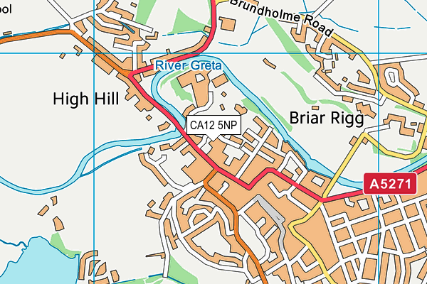 CA12 5NP map - OS VectorMap District (Ordnance Survey) CA12 5NP map - OS VectorMap District (Ordnance Survey)