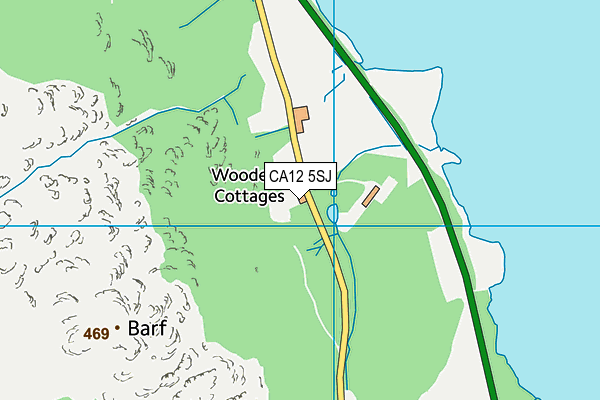 CA12 5SJ map - OS VectorMap District (Ordnance Survey) CA12 5SJ map - OS VectorMap District (Ordnance Survey)