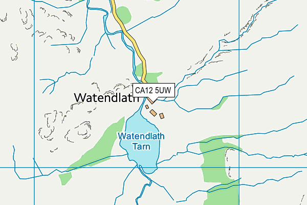 CA12 5UW map - OS VectorMap District (Ordnance Survey) CA12 5UW map - OS VectorMap District (Ordnance Survey)