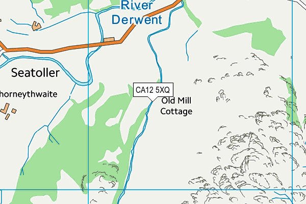 CA12 5XQ map - OS VectorMap District (Ordnance Survey) CA12 5XQ map - OS VectorMap District (Ordnance Survey)