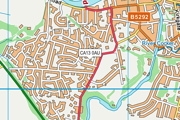 CA13 0AU map - OS VectorMap District (Ordnance Survey) CA13 0AU map - OS VectorMap District (Ordnance Survey)