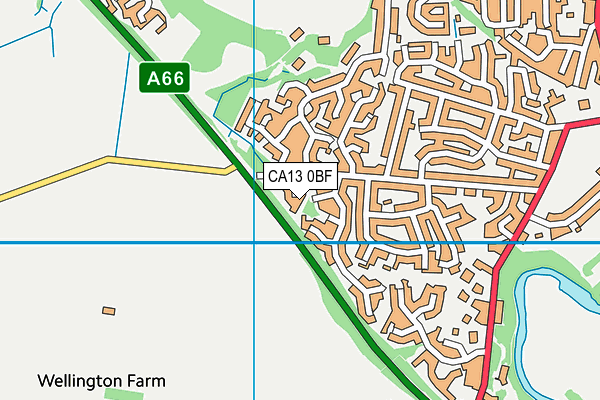 CA13 0BF map - OS VectorMap District (Ordnance Survey) CA13 0BF map - OS VectorMap District (Ordnance Survey)