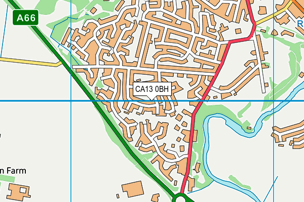 CA13 0BH map - OS VectorMap District (Ordnance Survey) CA13 0BH map - OS VectorMap District (Ordnance Survey)