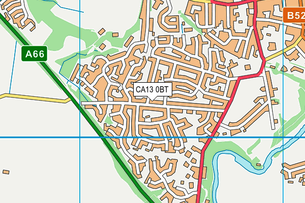 CA13 0BT map - OS VectorMap District (Ordnance Survey) CA13 0BT map - OS VectorMap District (Ordnance Survey)