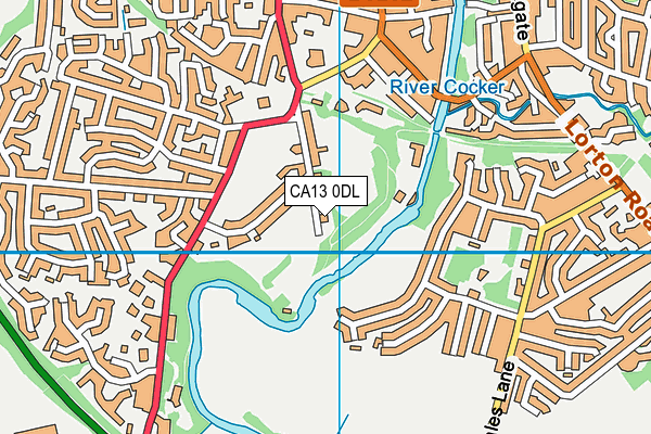 CA13 0DL map - OS VectorMap District (Ordnance Survey) CA13 0DL map - OS VectorMap District (Ordnance Survey)