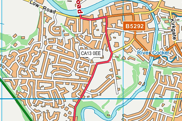 CA13 0EE map - OS VectorMap District (Ordnance Survey) CA13 0EE map - OS VectorMap District (Ordnance Survey)