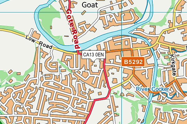 CA13 0EN map - OS VectorMap District (Ordnance Survey) CA13 0EN map - OS VectorMap District (Ordnance Survey)
