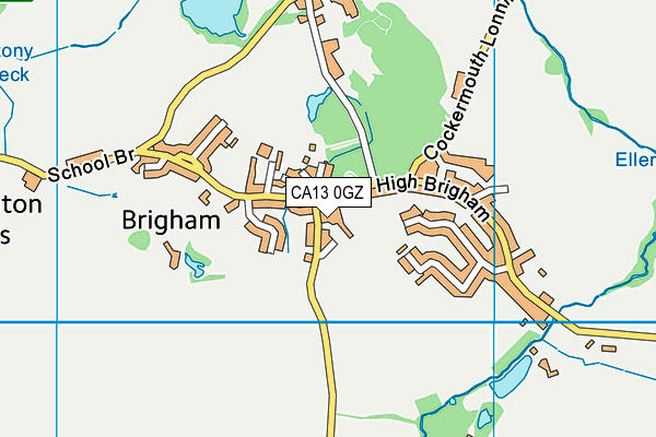 CA13 0GZ map - OS VectorMap District (Ordnance Survey) CA13 0GZ map - OS VectorMap District (Ordnance Survey)