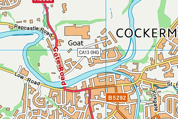 CA13 0HG map - OS VectorMap District (Ordnance Survey) CA13 0HG map - OS VectorMap District (Ordnance Survey)