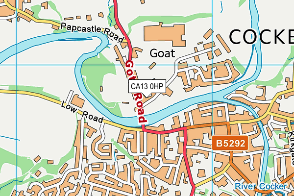 CA13 0HP map - OS VectorMap District (Ordnance Survey) CA13 0HP map - OS VectorMap District (Ordnance Survey)