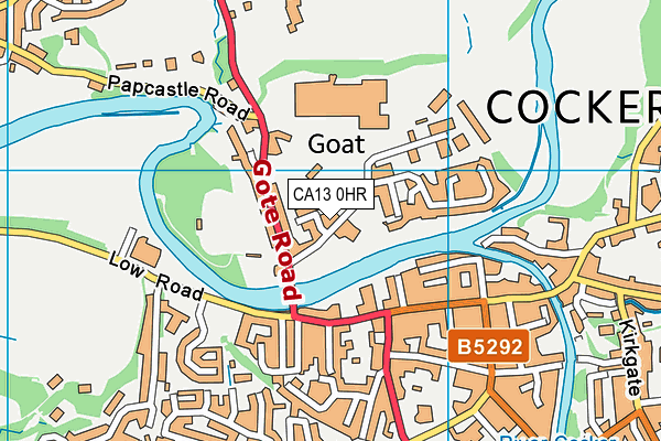 CA13 0HR map - OS VectorMap District (Ordnance Survey) CA13 0HR map - OS VectorMap District (Ordnance Survey)