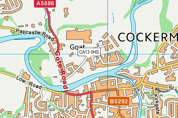 CA13 0HS map - OS VectorMap District (Ordnance Survey) CA13 0HS map - OS VectorMap District (Ordnance Survey)