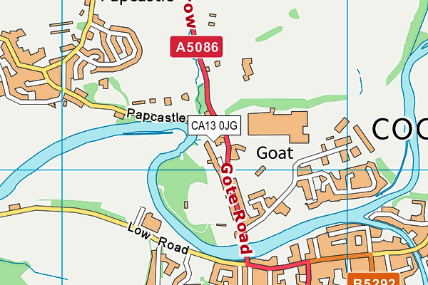 CA13 0JG map - OS VectorMap District (Ordnance Survey) CA13 0JG map - OS VectorMap District (Ordnance Survey)