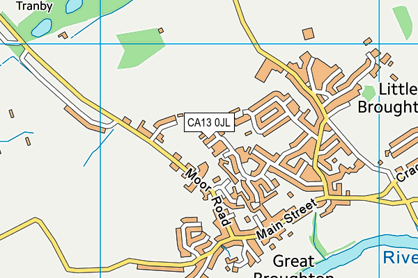 CA13 0JL map - OS VectorMap District (Ordnance Survey) CA13 0JL map - OS VectorMap District (Ordnance Survey)