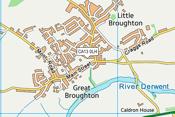 CA13 0LH map - OS VectorMap District (Ordnance Survey) CA13 0LH map - OS VectorMap District (Ordnance Survey)